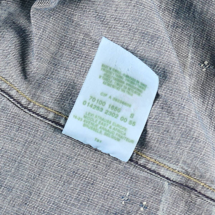 2000'S Levi's ENGINEERED Euro Model 70100-1655 Denim Jacket, Men's Size S (approx.) cotton blue type Vintage Second Hand
