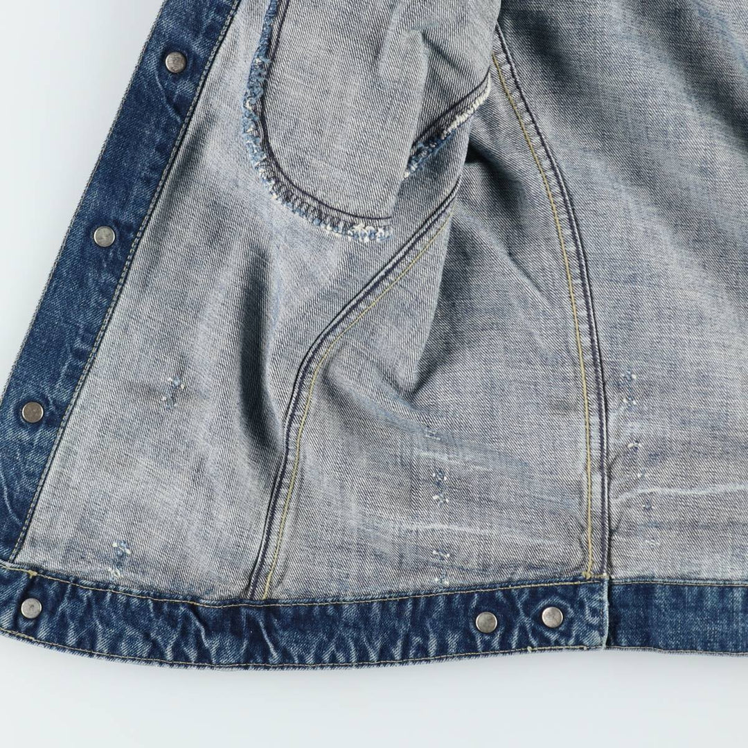 2000'S Levi's ENGINEERED Euro Model 70100-1655 Denim Jacket, Men's Size S (approx.) cotton blue type Vintage Second Hand