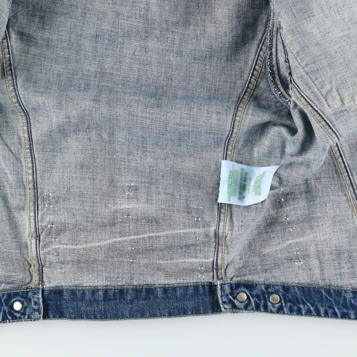 2000'S Levi's ENGINEERED Euro Model 70100-1655 Denim Jacket, Men's Size S (approx.) cotton blue type Vintage Second Hand