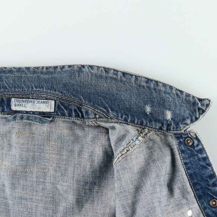 2000'S Levi's ENGINEERED Euro Model 70100-1655 Denim Jacket, Men's Size S (approx.) cotton blue type Vintage Second Hand