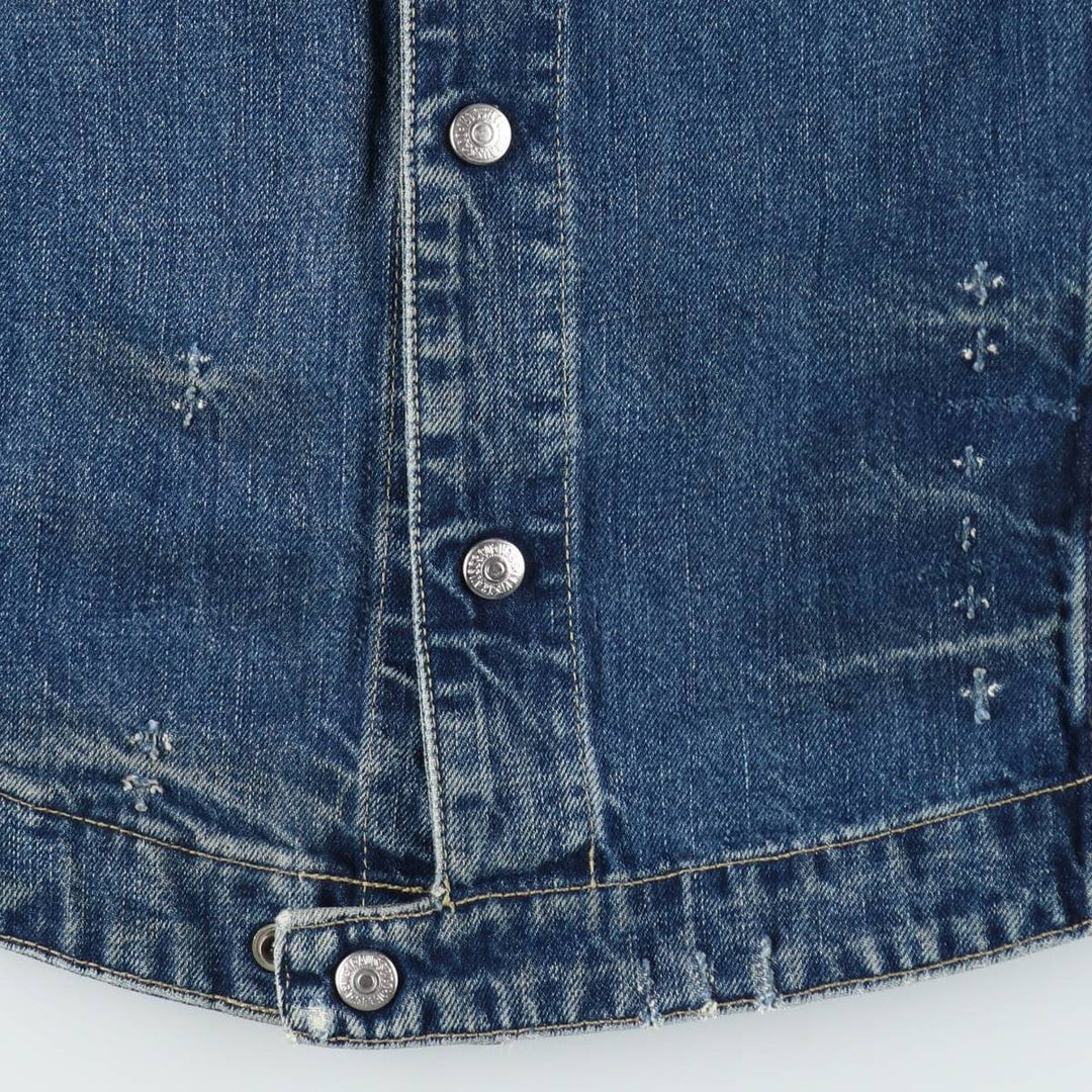 2000'S Levi's ENGINEERED Euro Model 70100-1655 Denim Jacket, Men's Size S (approx.) cotton blue type Vintage Second Hand