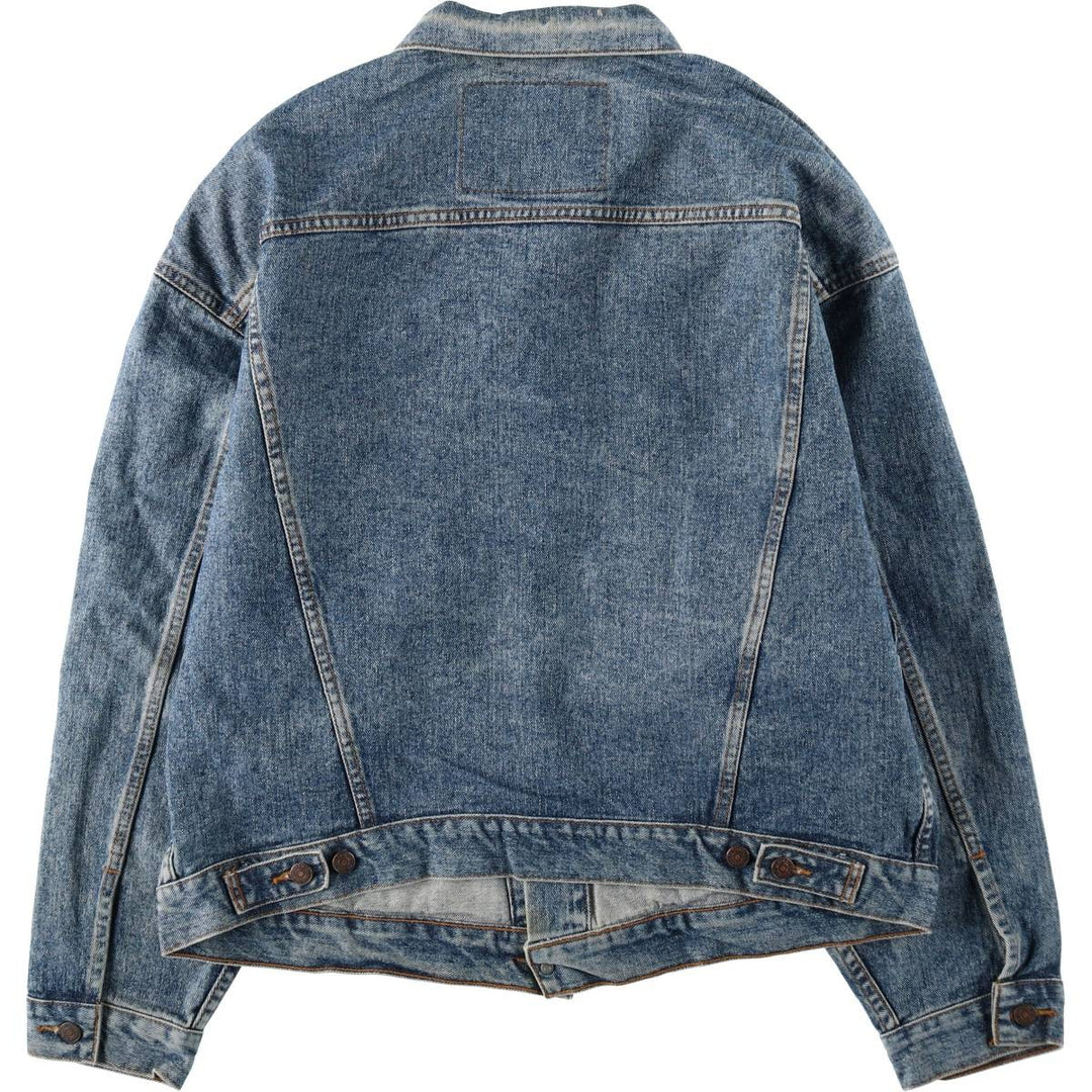 90'S Levi's 70598-4891 Large Patch Denim Jacket (Men's XL equivalent) Vintage cotton blue type Vintage Second Hand