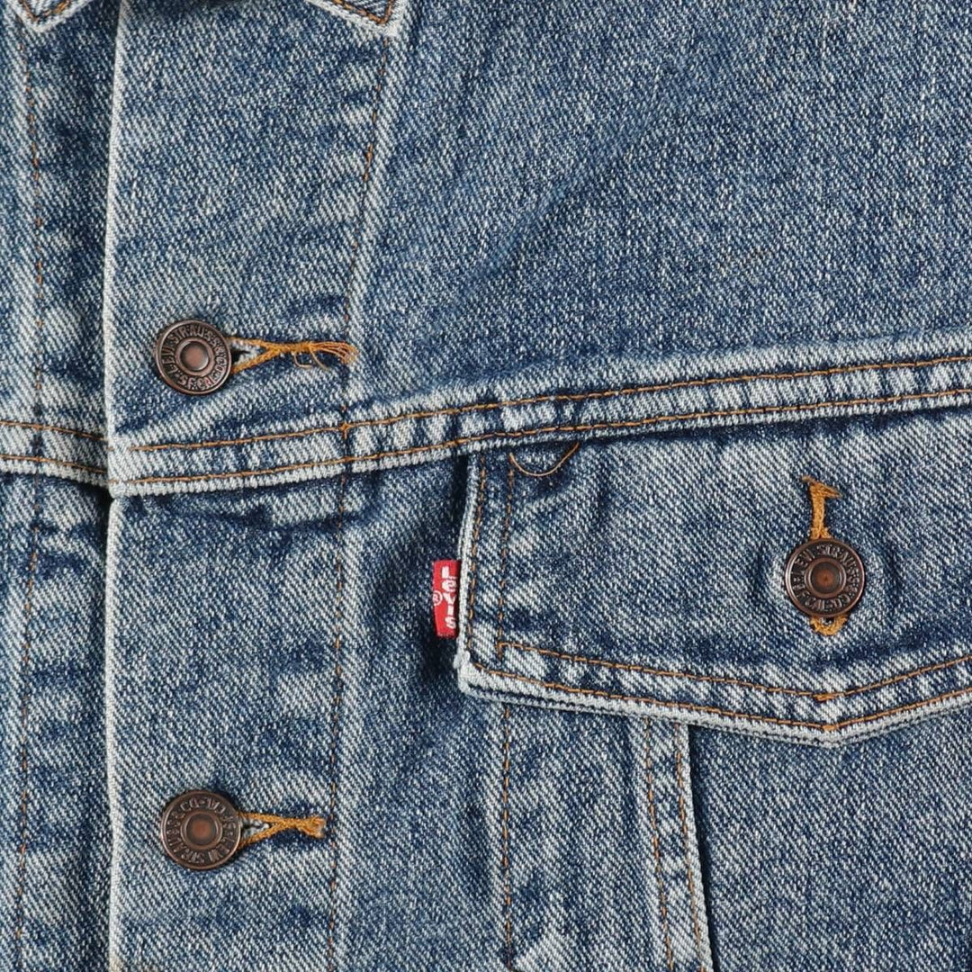90'S Levi's 70598-4891 Large Patch Denim Jacket (Men's XL equivalent) Vintage cotton blue type Vintage Second Hand