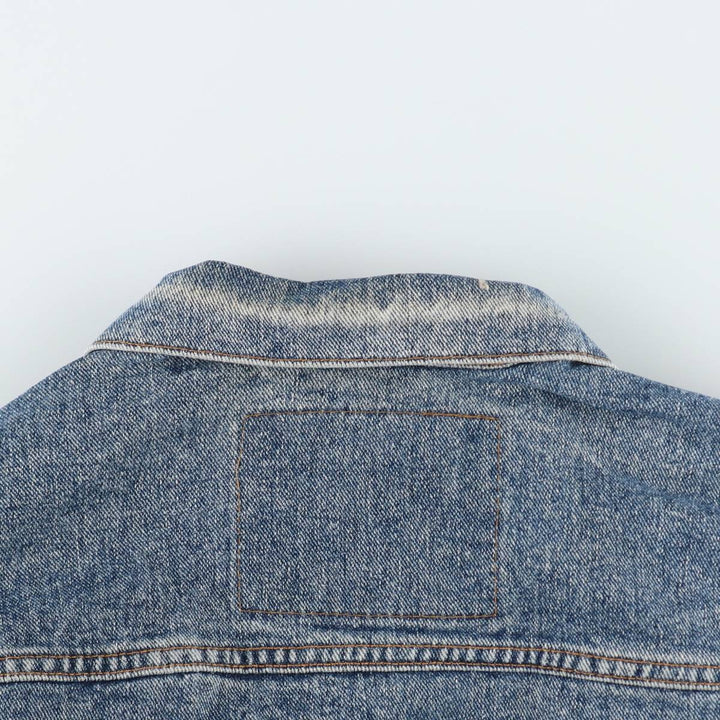90'S Levi's 70598-4891 Large Patch Denim Jacket (Men's XL equivalent) Vintage cotton blue type Vintage Second Hand