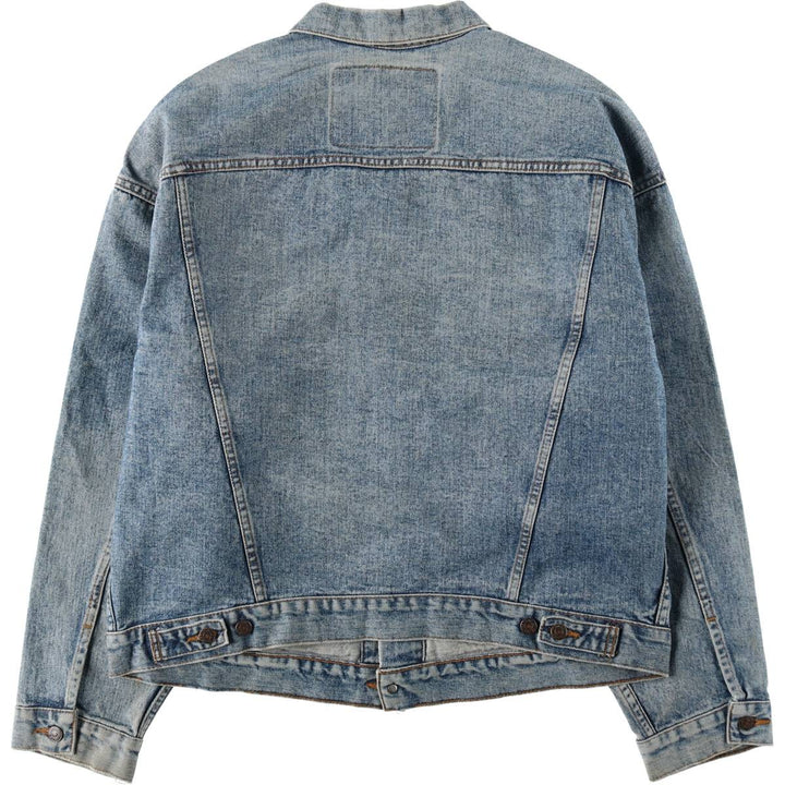 90'S Levi's 70598-4891 Large Patch Denim Jacket (Men's XL equivalent) Vintage cotton blue type Vintage Second Hand