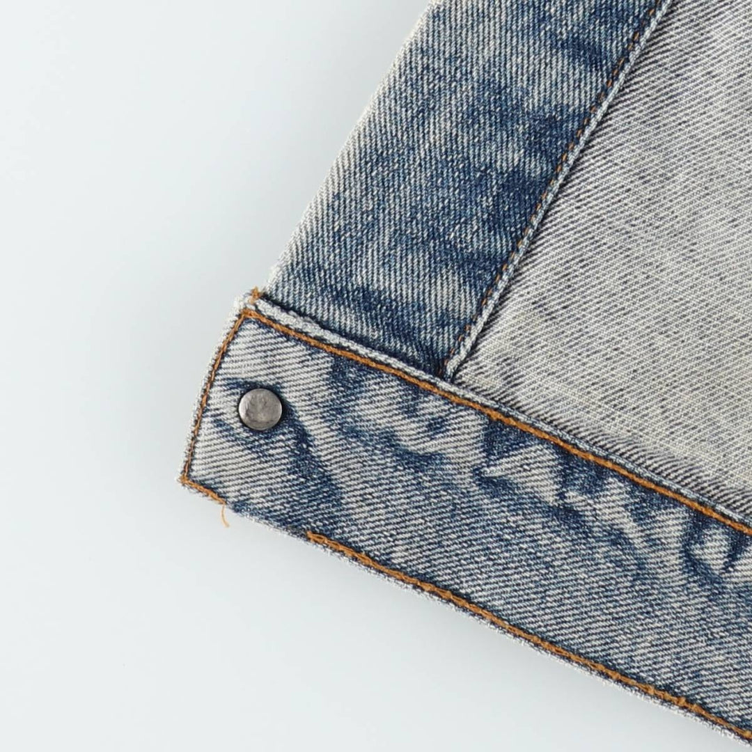 90'S Levi's 70598-4891 Large Patch Denim Jacket (Men's XL equivalent) Vintage cotton blue type Vintage Second Hand