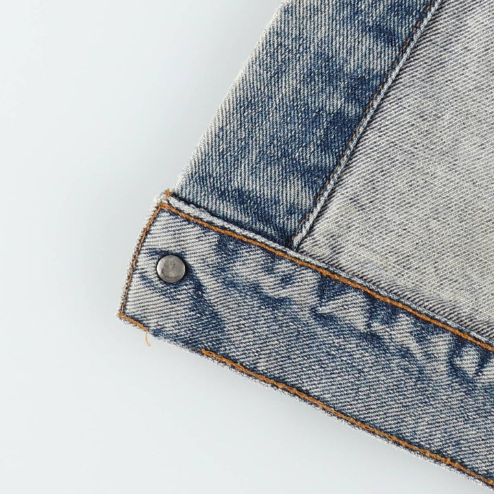 90'S Levi's 70598-4891 Large Patch Denim Jacket (Men's XL equivalent) Vintage cotton blue type Vintage Second Hand