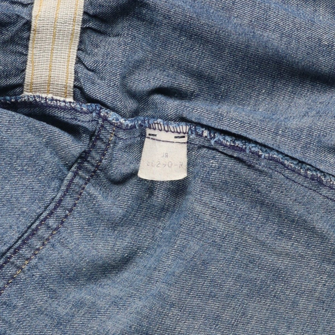 1970'S Wrangler WRAPID TRANSIT Denim Bush Jacket, Men's Size L (approx.), Vintage unclear blue type Vintage Second Hand