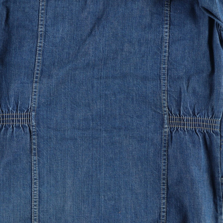 1970'S Wrangler WRAPID TRANSIT Denim Bush Jacket, Men's Size L (approx.), Vintage unclear blue type Vintage Second Hand