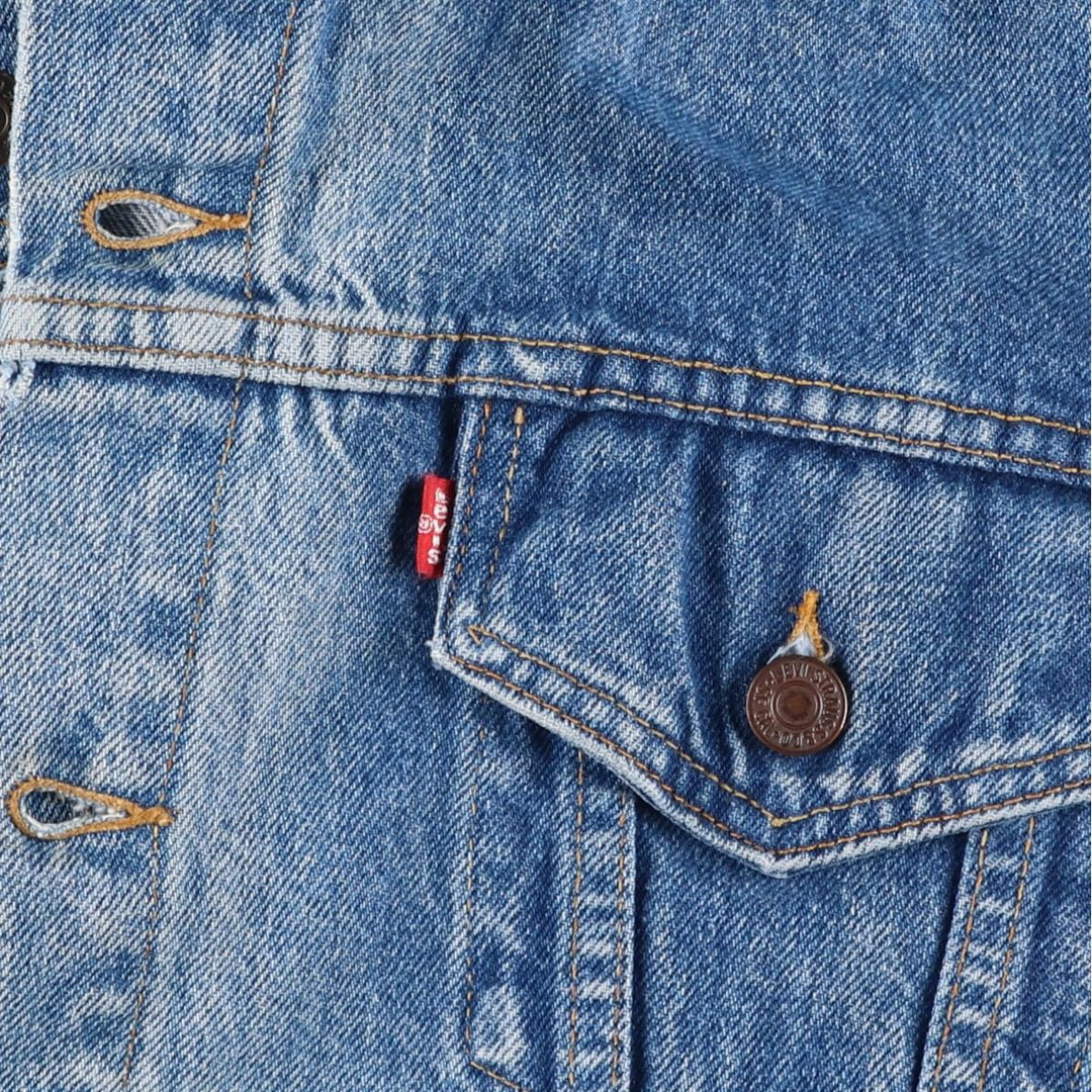 Levi's denim jacket, denim jacket, men's size XL unclear blue type Vintage Second Hand
