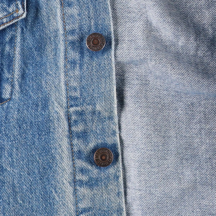 Levi's denim jacket, denim jacket, men's size XL unclear blue type Vintage Second Hand