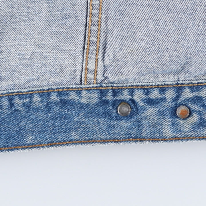 Levi's denim jacket, denim jacket, men's size XL unclear blue type Vintage Second Hand