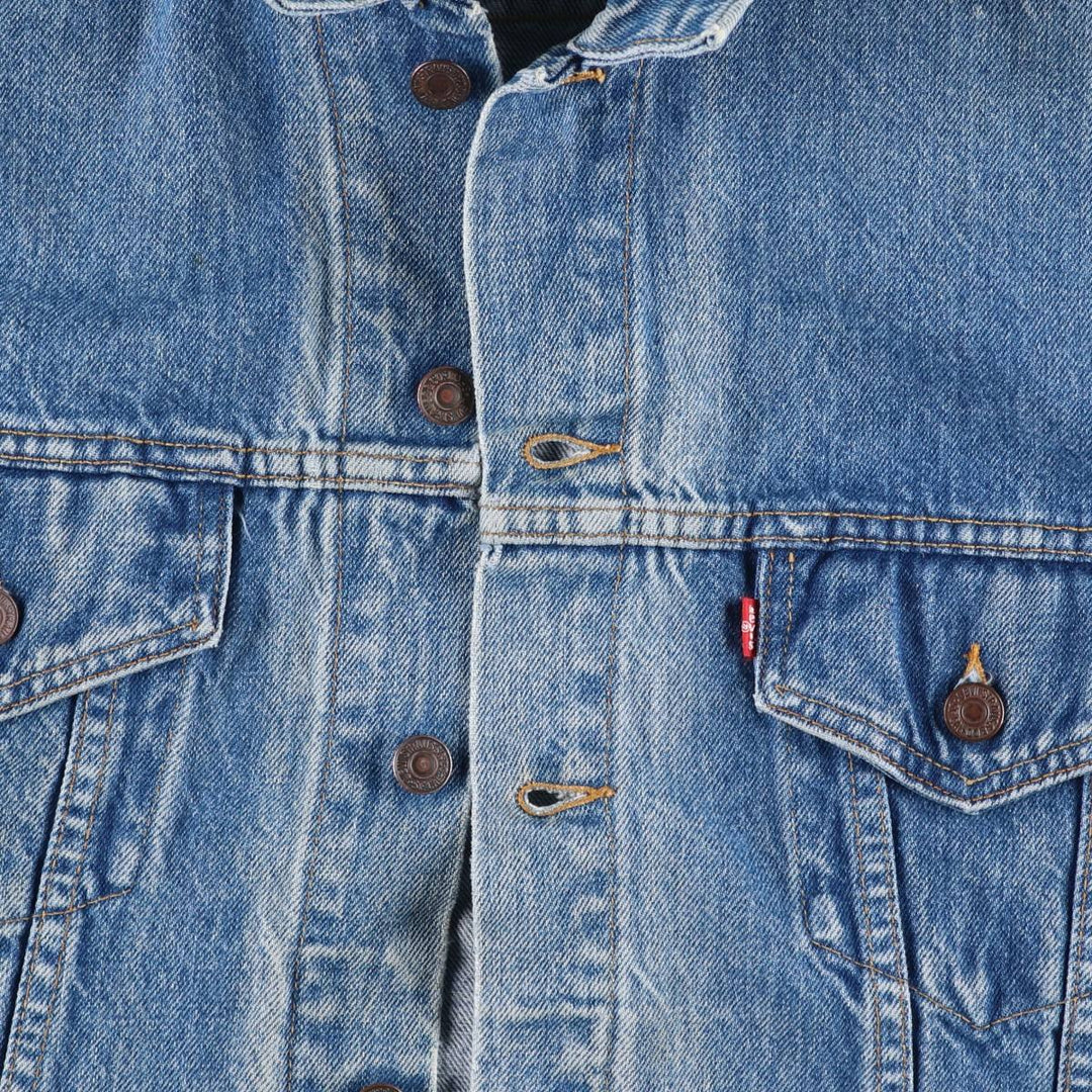 Levi's denim jacket, denim jacket, men's size XL unclear blue type Vintage Second Hand