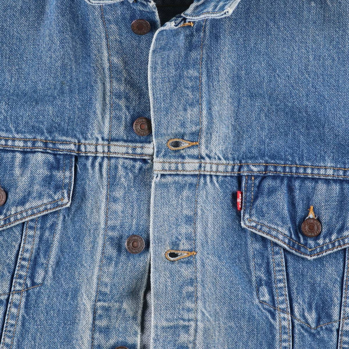 Levi's denim jacket, denim jacket, men's size XL unclear blue type Vintage Second Hand