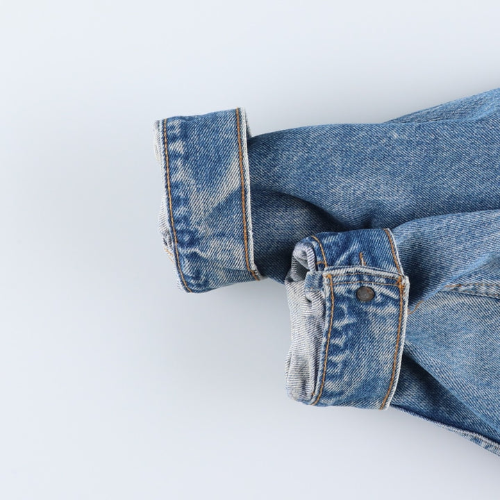 Levi's denim jacket, denim jacket, men's size XL unclear blue type Vintage Second Hand