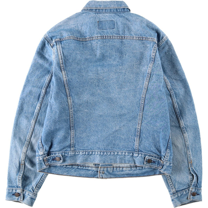 90'S Levi's 70506-0214 denim jacket, denim jacket, made in USA, men's size L, vintage cotton blue type Vintage Second Hand