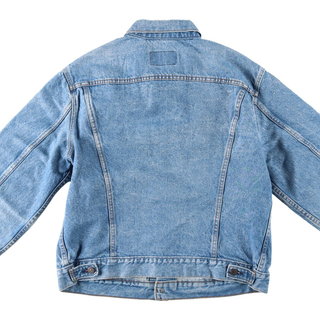 90'S Levi's 70506-0214 denim jacket, denim jacket, made in USA, men's size L, vintage cotton blue type Vintage Second Hand