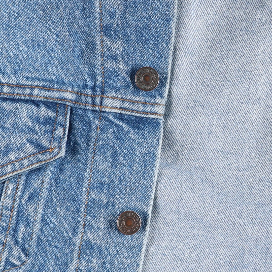 90'S Levi's 70506-0214 denim jacket, denim jacket, made in USA, men's size L, vintage cotton blue type Vintage Second Hand