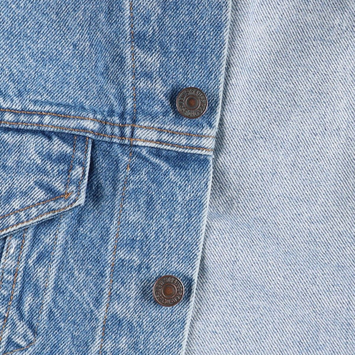 90'S Levi's 70506-0214 denim jacket, denim jacket, made in USA, men's size L, vintage cotton blue type Vintage Second Hand
