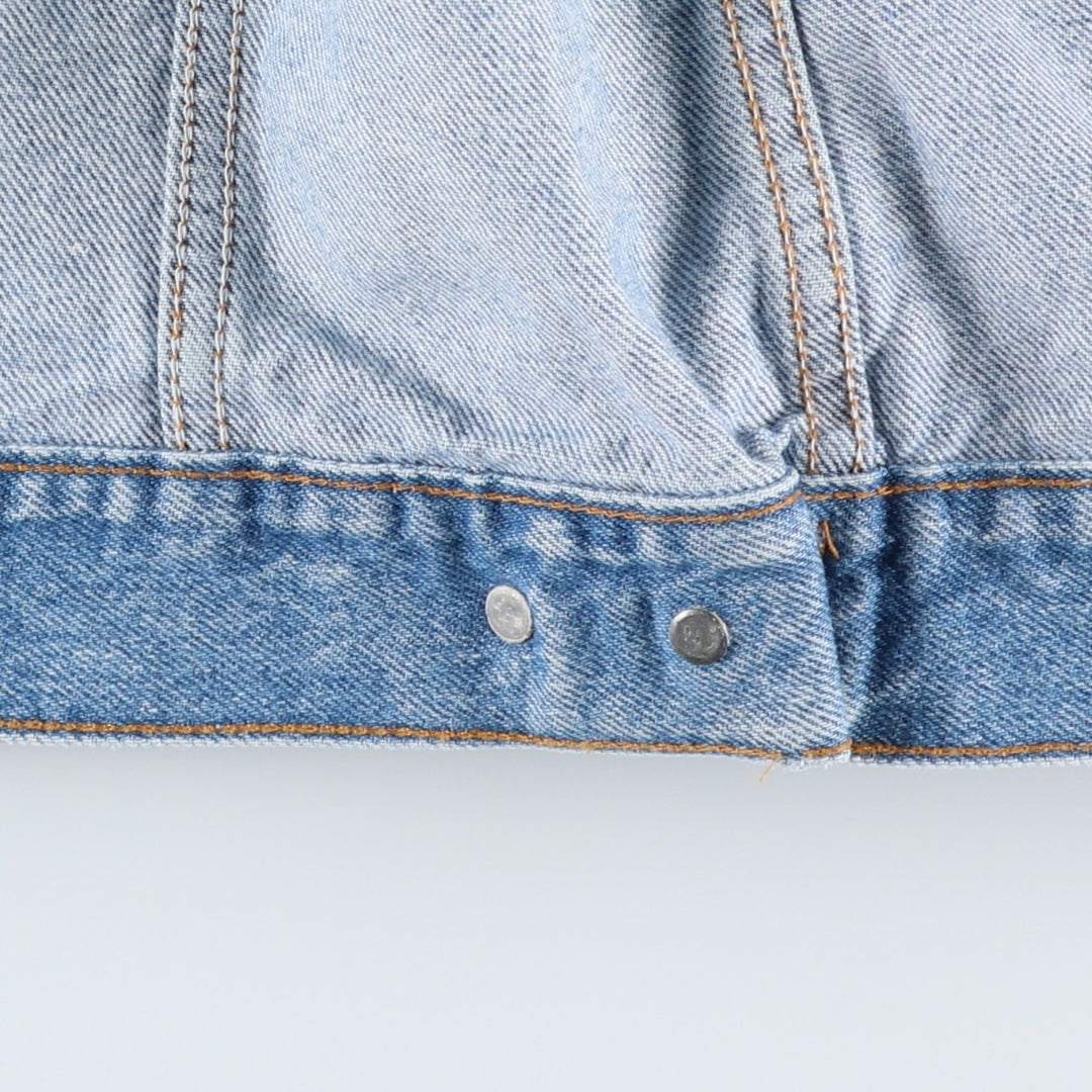 90'S Levi's 70506-0214 denim jacket, denim jacket, made in USA, men's size L, vintage cotton blue type Vintage Second Hand