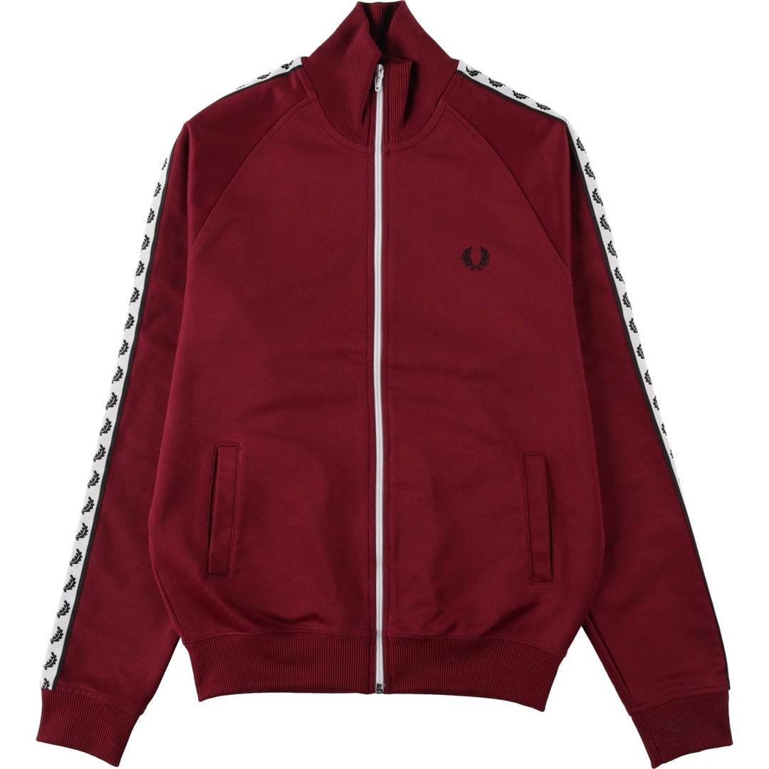 Fred Perry track jacket, men's size S (equivalent to size S) polyester burgundy type Vintage Second Hand