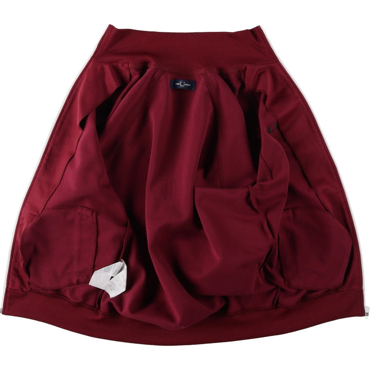 Fred Perry track jacket, men's size S (equivalent to size S) polyester burgundy type Vintage Second Hand