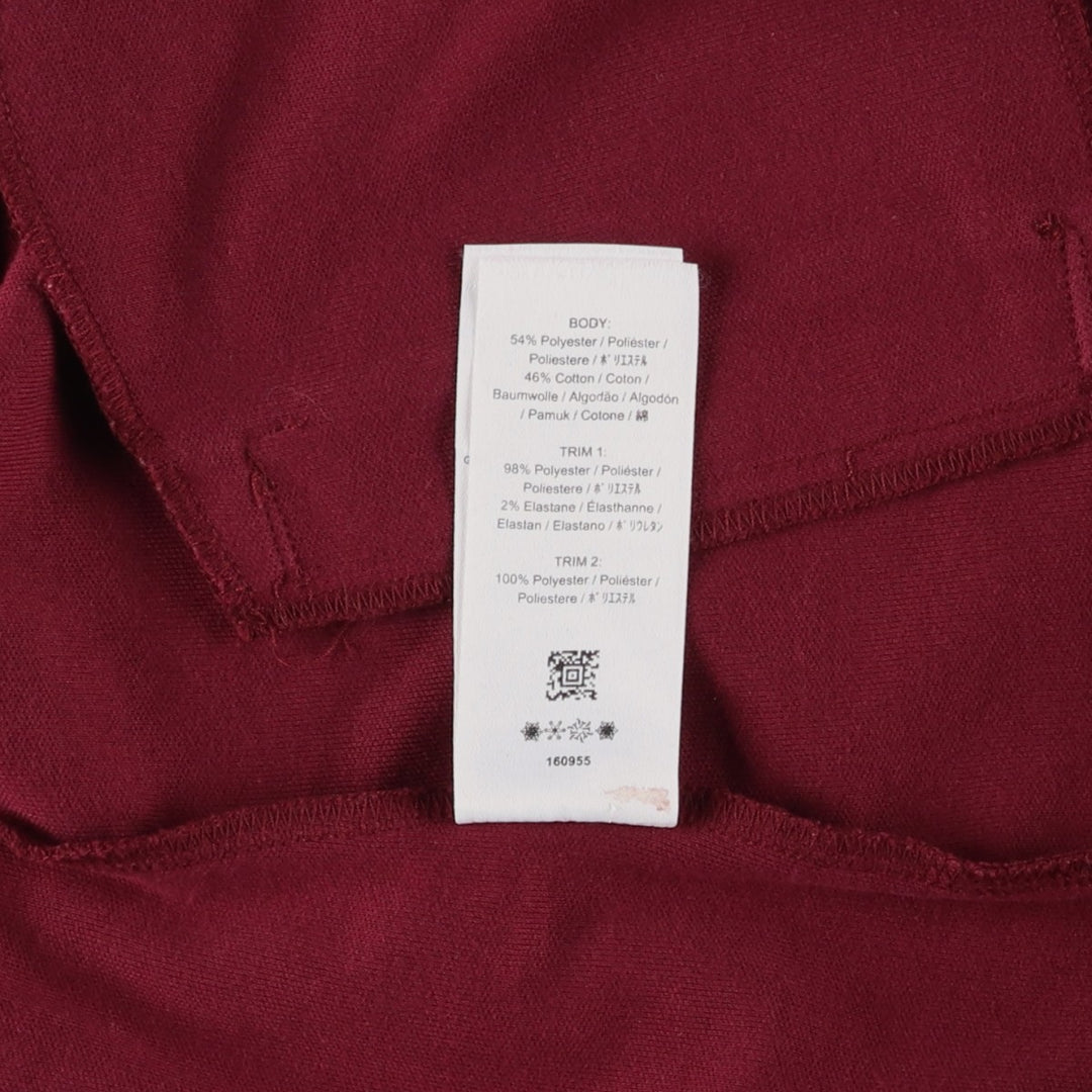 Fred Perry track jacket, men's size S (equivalent to size S) polyester burgundy type Vintage Second Hand