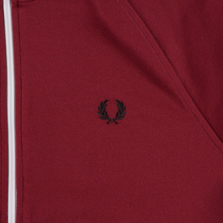 Fred Perry track jacket, men's size S (equivalent to size S) polyester burgundy type Vintage Second Hand