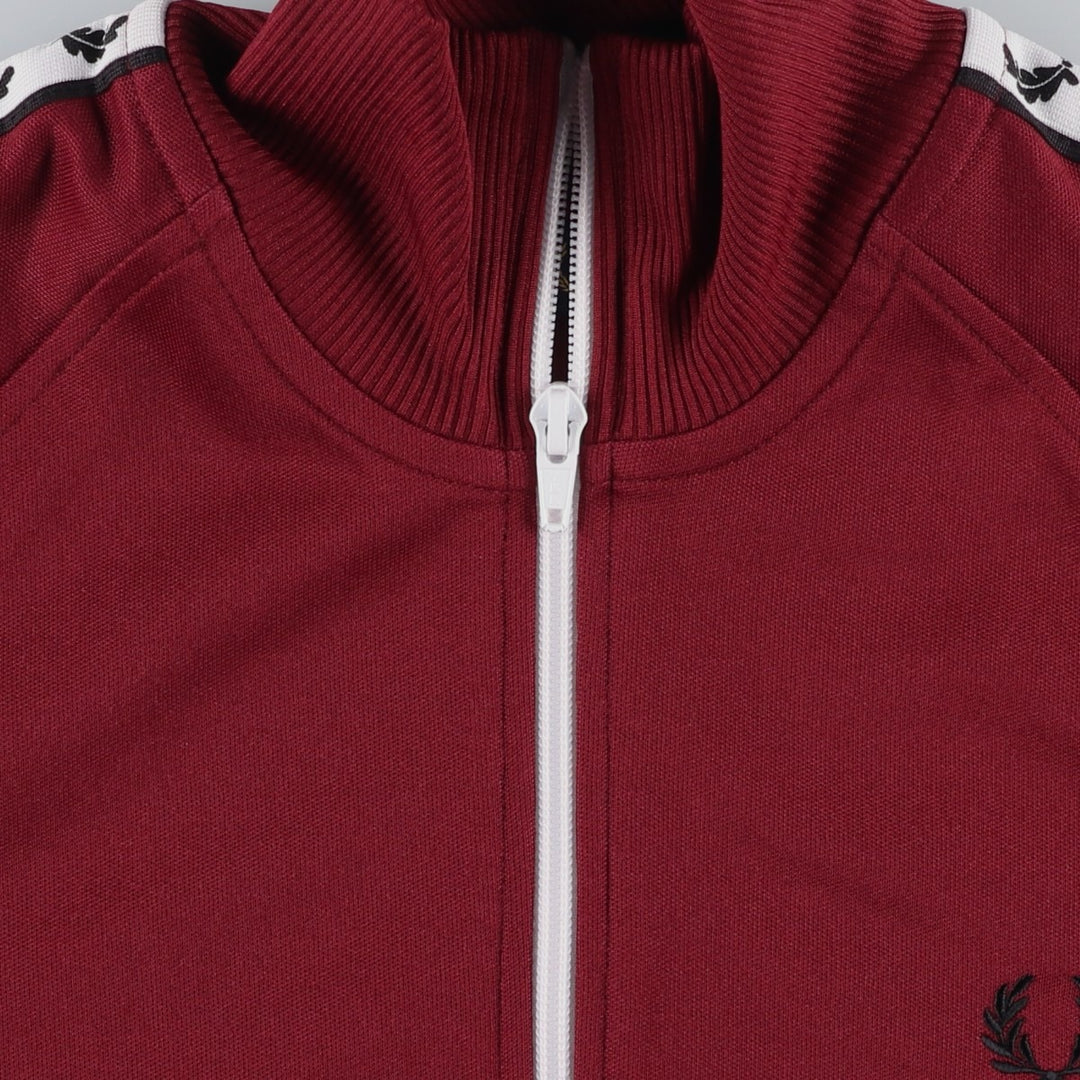 Fred Perry track jacket, men's size S (equivalent to size S) polyester burgundy type Vintage Second Hand