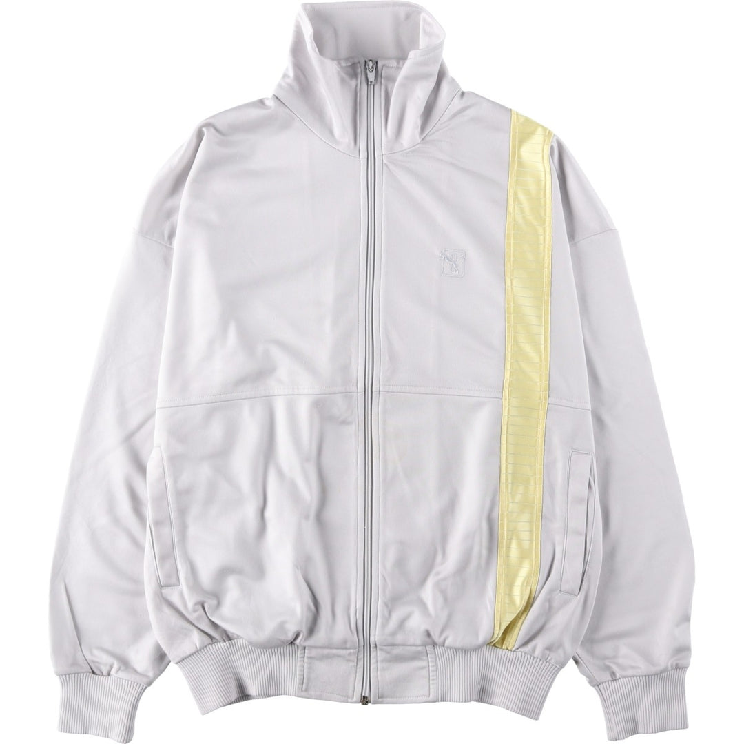Puma track jacket, men's size L (approx.), vintage. polyester gray type Vintage Second Hand
