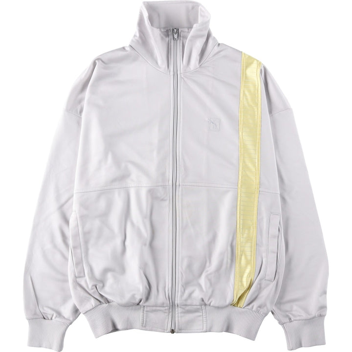 Puma track jacket, men's size L (approx.), vintage. polyester gray type Vintage Second Hand