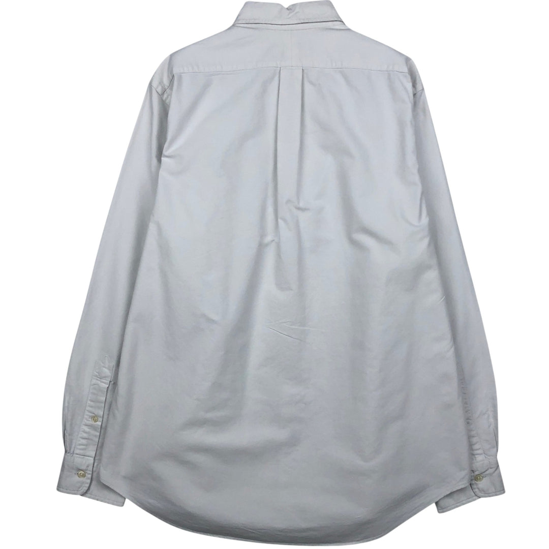 Ralph Lauren long sleeve button down shirt, men's size L cotton white type Vintage Second Hand