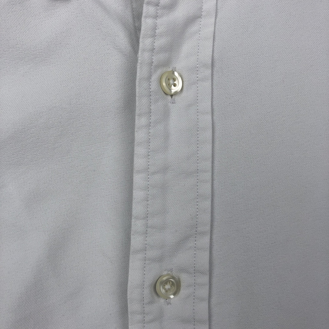 Ralph Lauren long sleeve button down shirt, men's size L cotton white type Vintage Second Hand