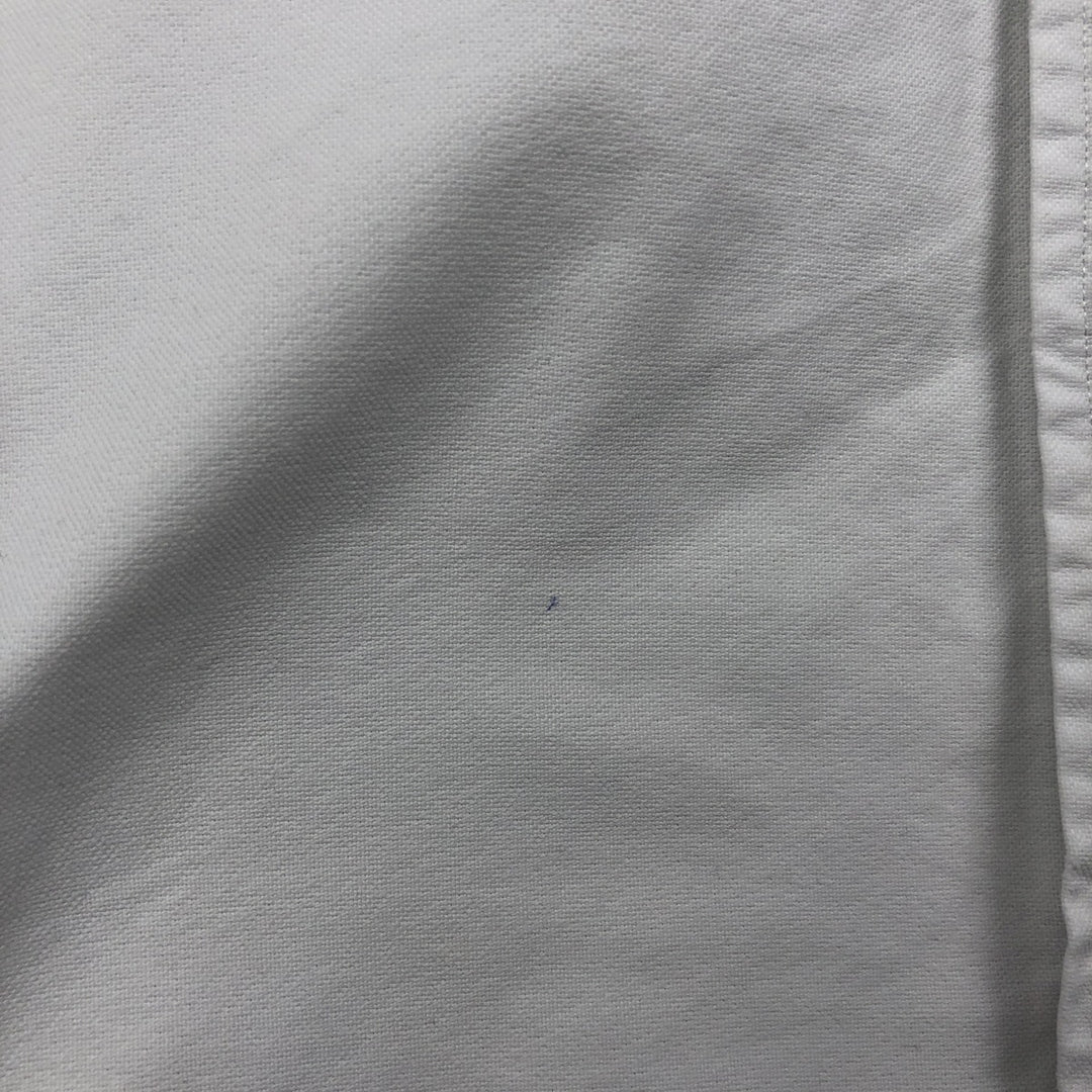 Ralph Lauren long sleeve button down shirt, men's size L cotton white type Vintage Second Hand