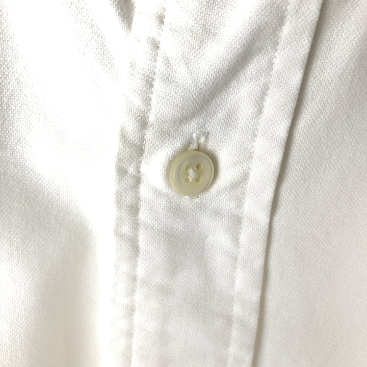 Ralph Lauren Classic Fit Long Sleeve Button Down Shirt, Men's Size L cotton white type Vintage Second Hand
