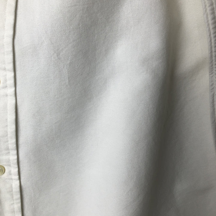 Ralph Lauren Classic Fit Long Sleeve Button Down Shirt, Men's Size L cotton white type Vintage Second Hand