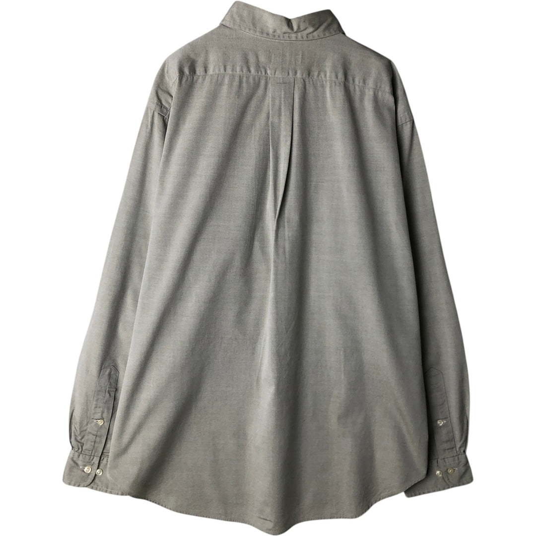 Ralph Lauren Classic Fit Long Sleeve Button Down Shirt Men's XL cotton gray type Vintage Second Hand