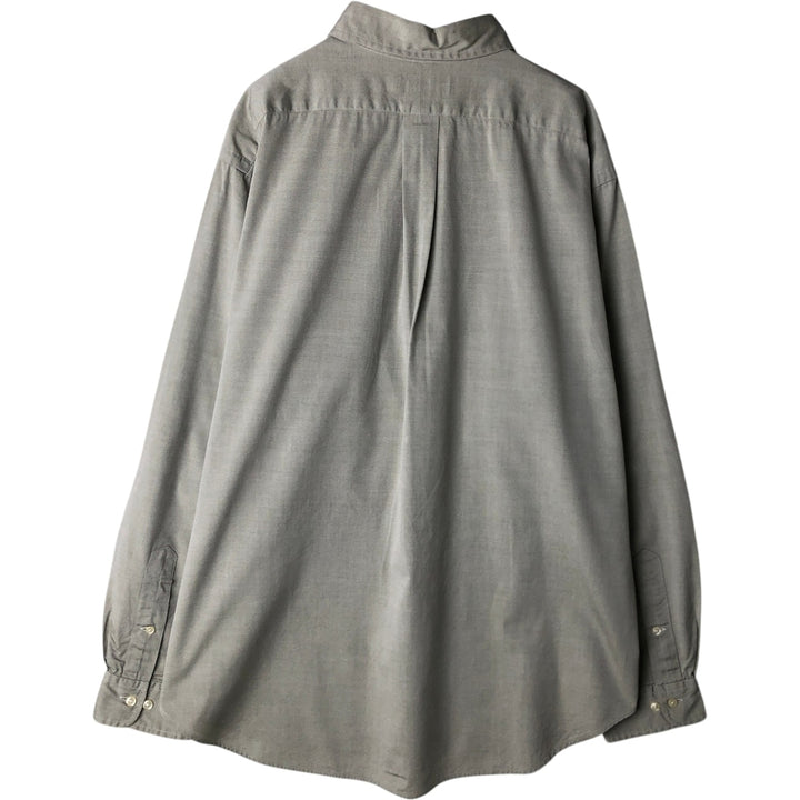 Ralph Lauren Classic Fit Long Sleeve Button Down Shirt Men's XL cotton gray type Vintage Second Hand