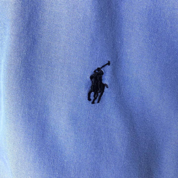 Ralph Lauren Classic Fit Long Sleeve Button Down Shirt Men's XL cotton blue type Vintage Second Hand
