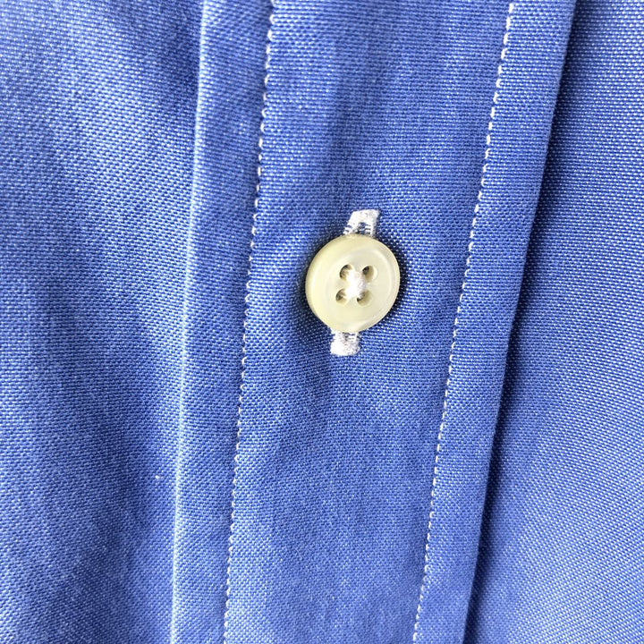 Ralph Lauren Classic Fit Long Sleeve Button Down Shirt Men's XL cotton blue type Vintage Second Hand
