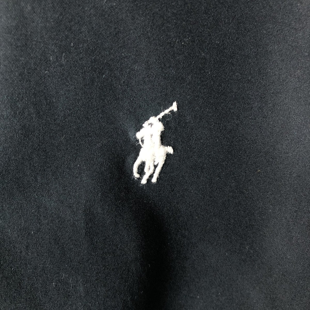Ralph Lauren POLO by Ralph Lauren CUSTOM FIT long-sleeved button-down shirt, men's size M cotton black type Vintage Second Hand