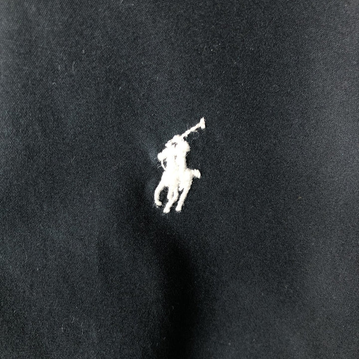 Ralph Lauren POLO by Ralph Lauren CUSTOM FIT long-sleeved button-down shirt, men's size M cotton black type Vintage Second Hand