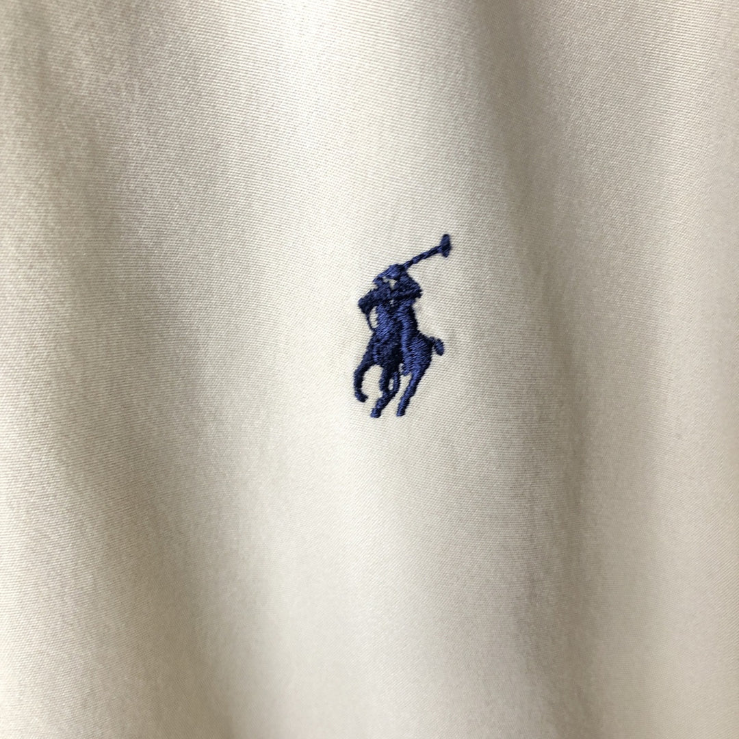 Ralph Lauren POLO by Ralph Lauren CUSTOM FIT long-sleeved button-down shirt, men's size XL cotton Beige type Vintage Second Hand
