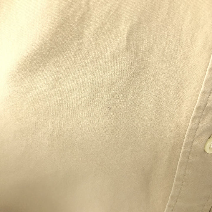 Ralph Lauren POLO by Ralph Lauren CUSTOM FIT long-sleeved button-down shirt, men's size XL cotton Beige type Vintage Second Hand