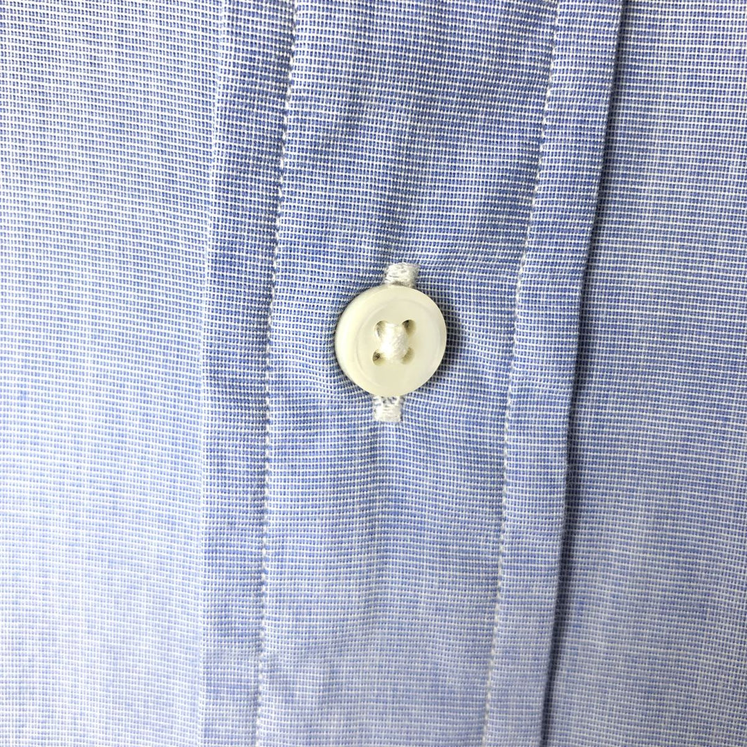 Ralph Lauren POLO by Ralph Lauren Custom Fit Long-Sleeve Button-Down Shirt, Men's Size S (approx.) cotton Blue type light blue Vintage Second Hand