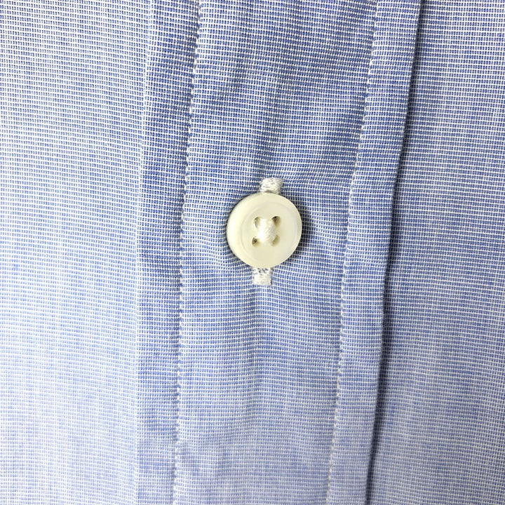 Ralph Lauren POLO by Ralph Lauren Custom Fit Long-Sleeve Button-Down Shirt, Men's Size S (approx.) cotton Blue type light blue Vintage Second Hand