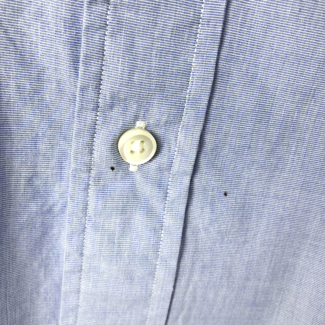 Ralph Lauren POLO by Ralph Lauren Custom Fit Long-Sleeve Button-Down Shirt, Men's Size S (approx.) cotton Blue type light blue Vintage Second Hand