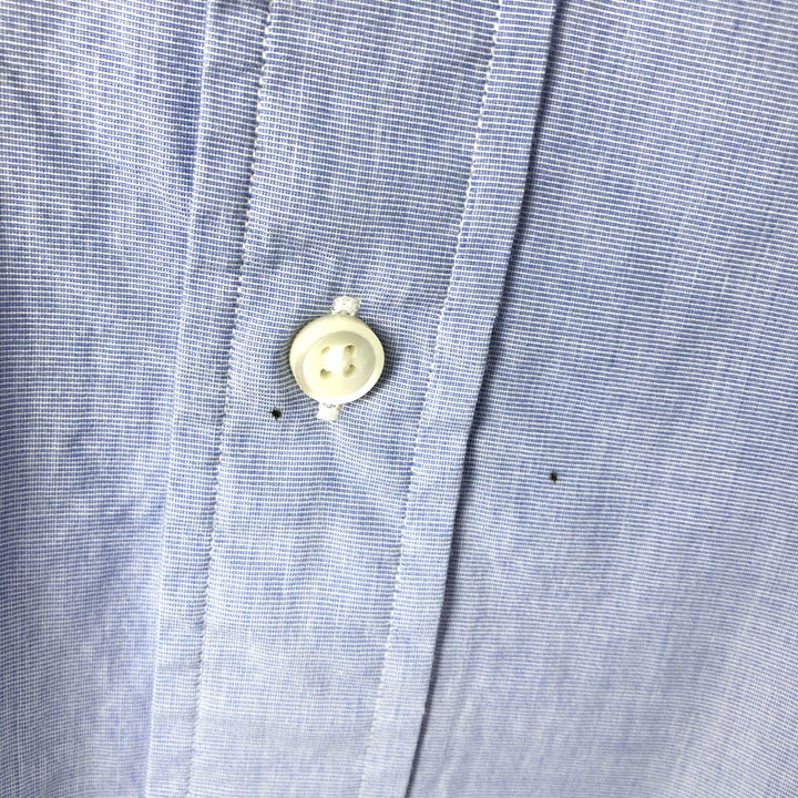 Ralph Lauren POLO by Ralph Lauren Custom Fit Long-Sleeve Button-Down Shirt, Men's Size S (approx.) cotton Blue type light blue Vintage Second Hand