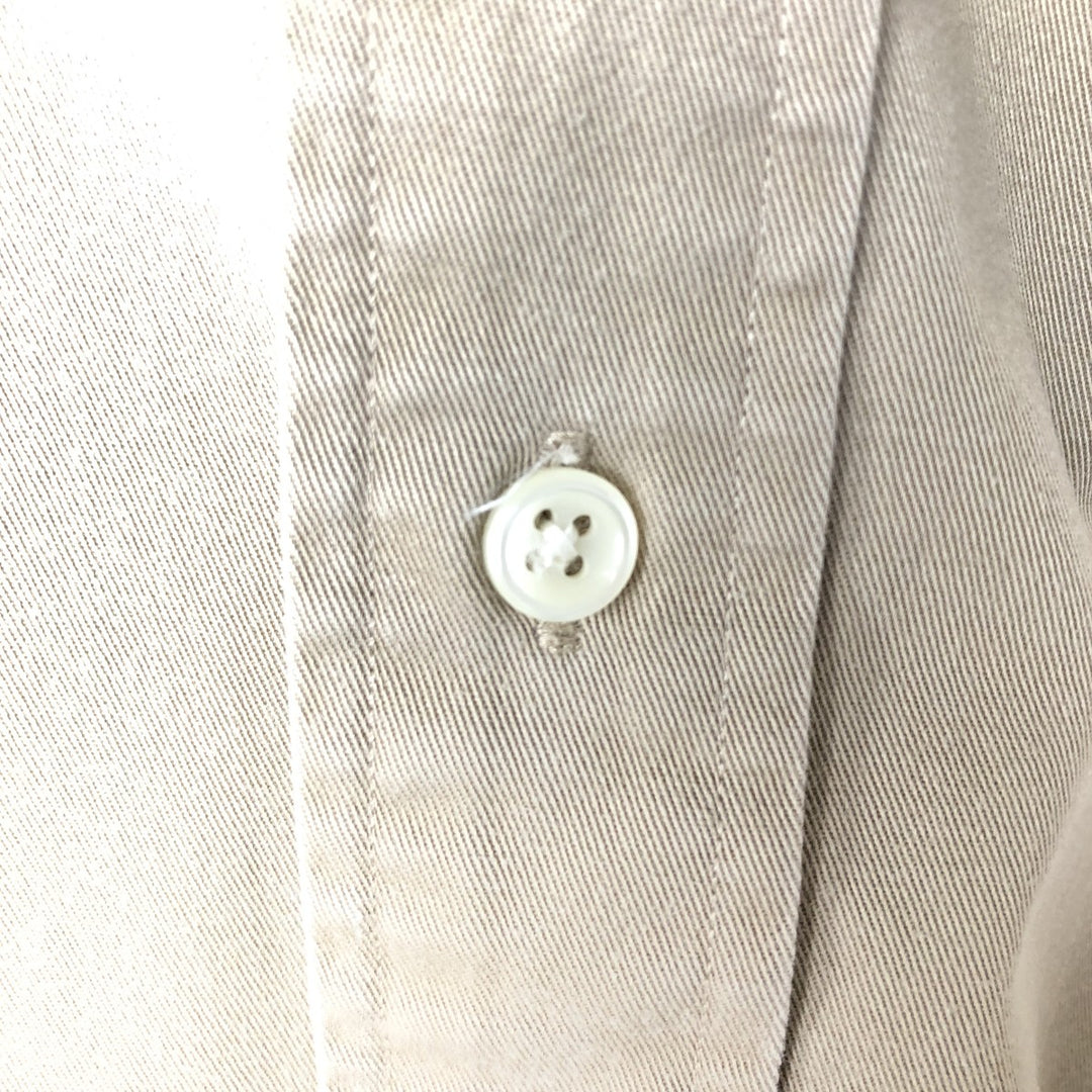 Ralph Lauren POLO by Ralph Lauren CUSTOM FIT long-sleeved button-down shirt, men's size XL cotton Beige type Vintage Second Hand