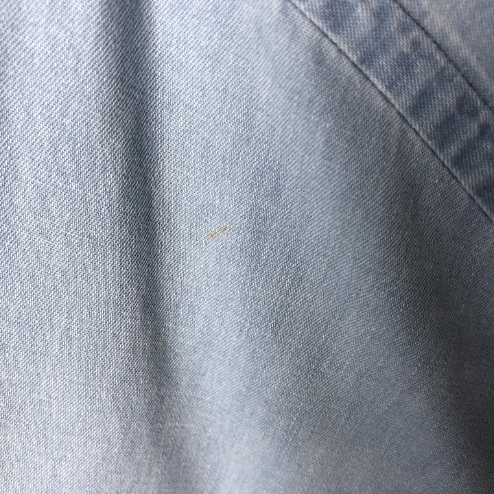 Ralph Lauren POLO by Ralph Lauren long sleeve cotton shirt, men's XL size cotton blue type Vintage Second Hand